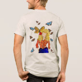 マウンテンストロングドリーデザイン トライブレンドＴシャツ (裏面)