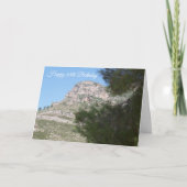 マウンテンスパーソナライズされたランドスケープ65誕生日 カード (正面)