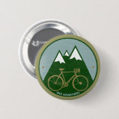 マウンテンズでのバイクアドベンチャー 缶バッジ (正面&裏面)