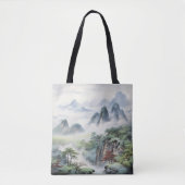 マウンテンズアジ絵を描アン トートバッグ (正面)