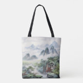 マウンテンズアジ絵を描アン トートバッグ (裏面)