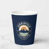 マウンテンズアドベンチャーファミリーハイキングトリップ 紙コップ (正面)