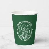 マウンテンズキャンプファイアーグリーンカスタムバチェロレッテ 紙コップ (裏面)