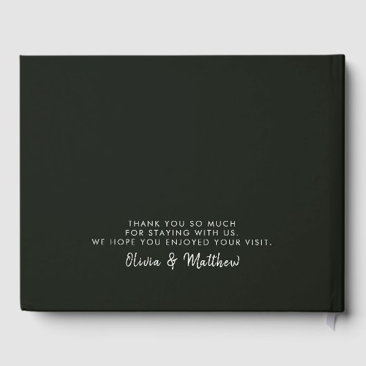 マウンテンズゲストハウスバケーションレンタルコメント ゲストブック (裏面)