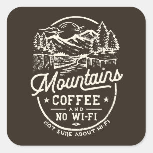 マウンテンズコーヒーWi-Fi おもしろい スクエアシール