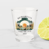 マウンテンズサンセットグリーンカスタム懇親会 ショットグラス (正面)