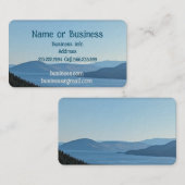 マウンテンズシーレイクフォレストシーナリーンシーズアウトドア 名刺 (正面/裏面)