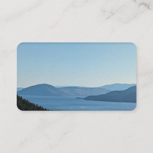 マウンテンズシーレイクフォレストシーナリーンシーズアウトドア 名刺 (裏面)