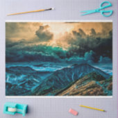 マウンテンズスカイクラウドデカップージティッシュペーパー 薄葉紙 (クラフト)