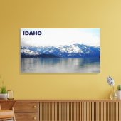 マウンテンズバイザレイク キャンバスプリント (インサイチュ (リビング))