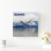 マウンテンズバイザレイク スクエア壁時計 (ホーム)