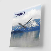 マウンテンズバイザレイク スクエア壁時計 (傾斜)