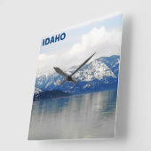 マウンテンズバイザレイク スクエア壁時計 (傾斜)