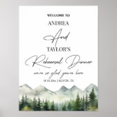 マウンテンズパインズリハーサルディナーウェルカム ポスター (正面)