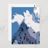 マウンテンズピーク自然 ポストカード (正面/裏面)