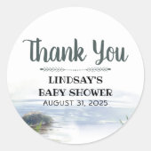 マウンテンズレイクアドベンチャーありがとう ラウンドシール (正面)