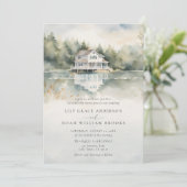 マウンテンズレイクハウスシーニックビューロマンチック結婚ズ 招待状 (スタンド正面)