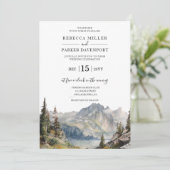 マウンテンズレイク結婚式招待状 招待状 (スタンド正面)