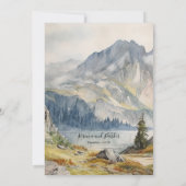 マウンテンズレイク結婚式招待状 招待状 (裏面)