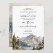 マウンテンズレイク結婚式招待状 招待状 (正面/裏面)