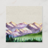 マウンテンズ結婚ホテルアコモデーションカード エンクロージャーカード (裏面)