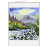 マウンテンズ絵画スカイの運命芸術的自然 (正面)