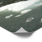 マウンテンズ&アイスベルグプリント ポスター (角)