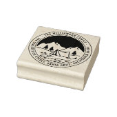 マウンテンズ&パインズラウンドキャンピング差出人住所 ラバースタンプ (スタンプ)