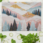 マウンテンセレニティ キッチンタオル (折り畳み)