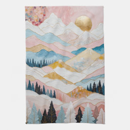 マウンテンセレニティ キッチンタオル