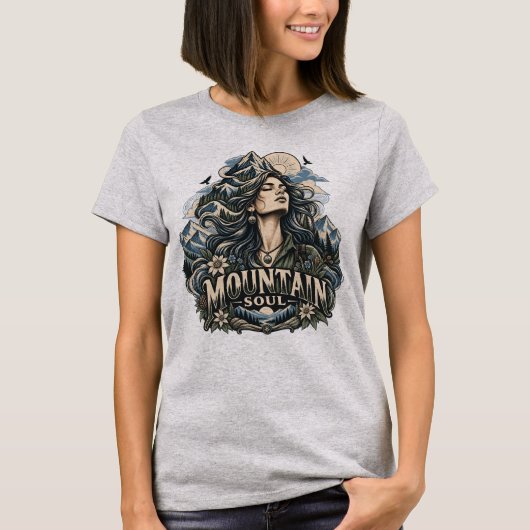 マウンテンソウルウーマン Tシャツ (正面)