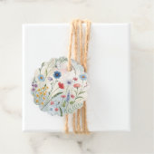 マウンテンタイムワイルドフラワー結婚の詳細カード フェイバータグ (インサイチュ)