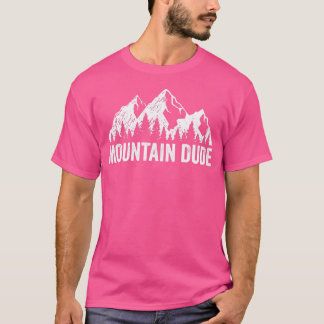 マウンテンダード自然ロック登山ハイキングキャンプ Tシャツ