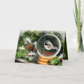 マウンテンチックディーのスノーグローブ シーズンカード (正面)