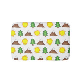 マウンテンツリーサンシャインキャンピングキャンプグラウンドキャビン バスマット