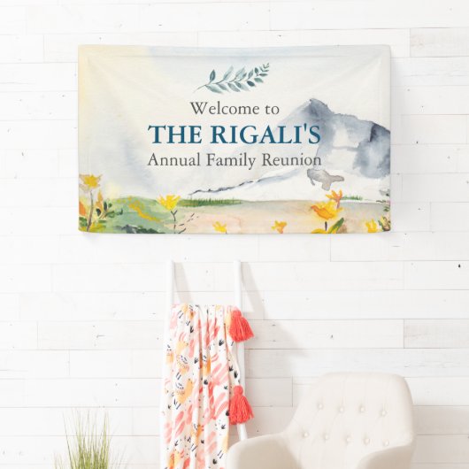 マウンテンテーマファミリー懇親会バナー 横断幕 (インサイチュ)