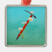 マウンテンデイジーアイスアックス メタルオーナメント (正面)