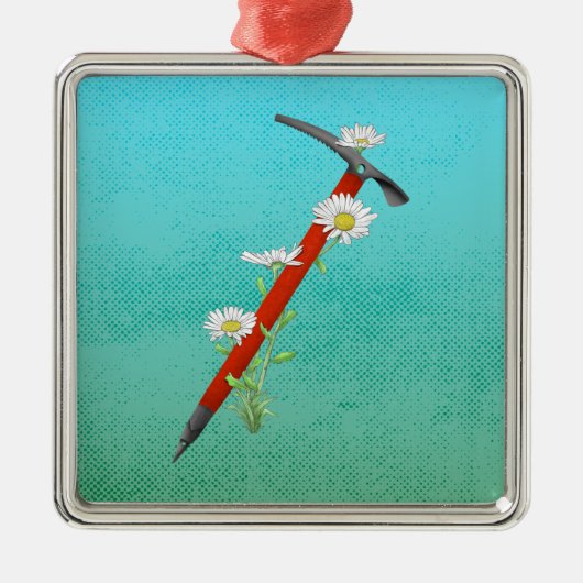 マウンテンデイジーアイスアックス メタルオーナメント (正面)