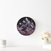 マウンテンデザイン ラウンド壁時計 (ホーム)