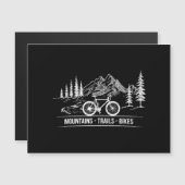 マウンテントレイルバイク – サイクリスト自転車 (正面/裏面)