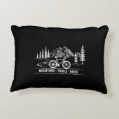 マウンテントレイルバイク – サイクリスト自転車 アクセントクッション (裏面)