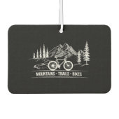 マウンテントレイルバイク – サイクリスト自転車 カーエアーフレッシュナー (正面)