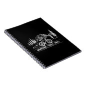 マウンテントレイルバイク – サイクリスト自転車 ノートブック (右側)