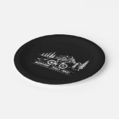 マウンテントレイルバイク – サイクリスト自転車 ペーパープレート (アングル)