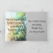 マウンテントレイル秋サンキューカード サンキューカード (内部)