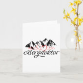 マウンテンドクターマウンテンアルプスアプリスキースキーSno カード (黄色い花)