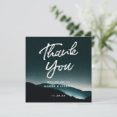 マウンテンナイトダークスターライトスカイ結婚ズスクエア サンキューカード (スタンド正面)