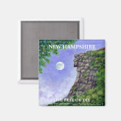 マウンテンニューハンプシャーアートマグネットの老人2 マグネット (正面/裏面)