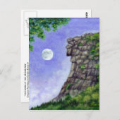 マウンテンニューハンプシャーポストカードの老人 ポストカード (正面/裏面)