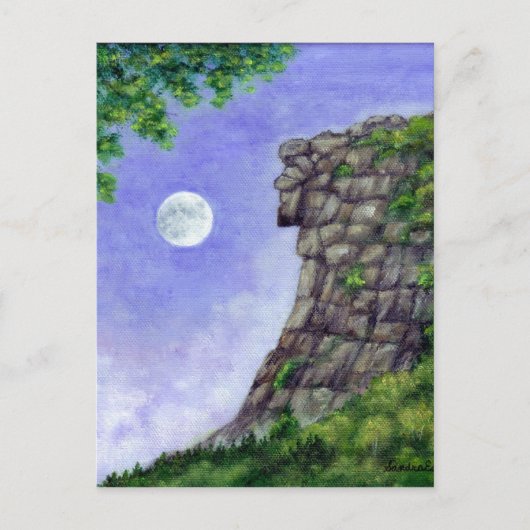 マウンテンニューハンプシャーポストカードの老人 ポストカード (正面)